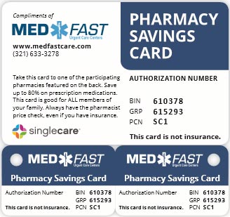 Medfast Discount Pharmacy Card